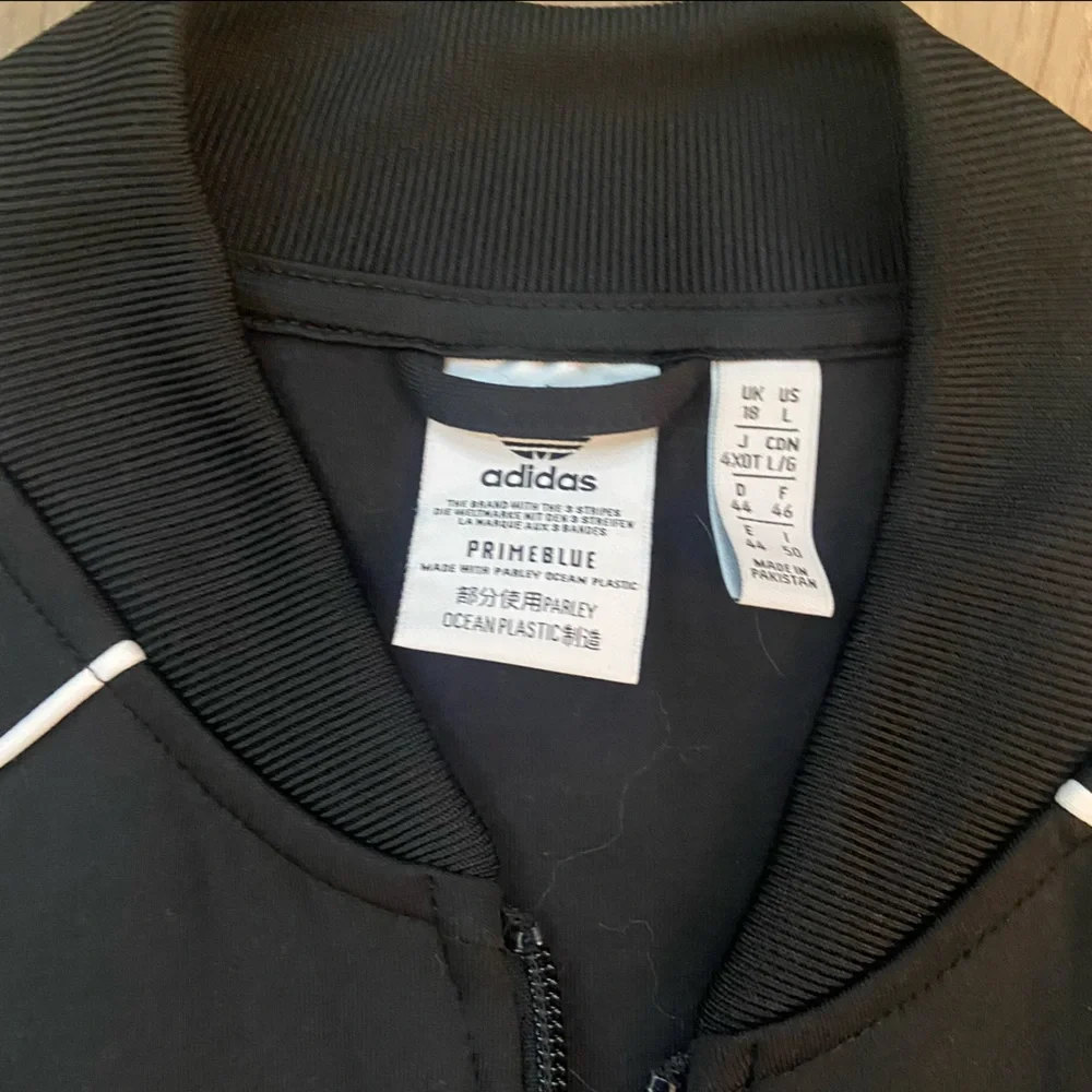 Women’s Adidas Large Track Jacket Black. NWOT - Picture 2 of 3